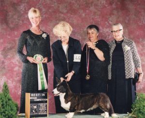 Ch Mariel'sd Sweet Dreams with the late Helen Bole Jones